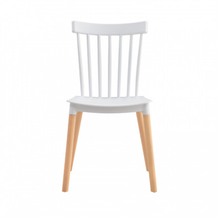 Pack 4 Sillas de Comedor Valencia Blanco 44x52.5x81.5cm Thinia Home Sillas Comedor Nórdicas 2