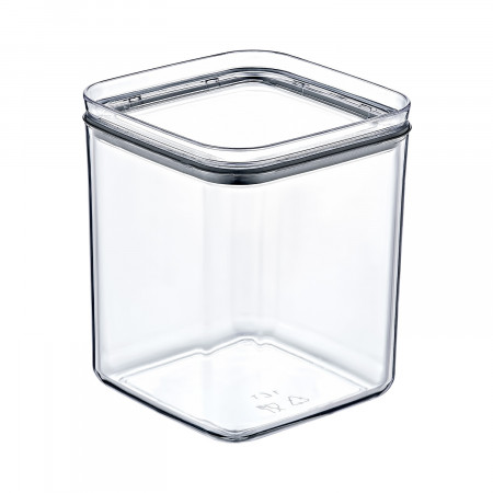 Pack 3 Recipientes Herméticos para Alimentos Mediano Cuadrado 10.5x10.5x13cm 7house Accesorios de Cocina 2