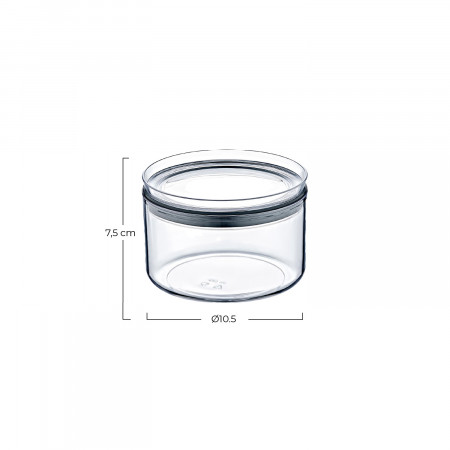 Recipiente Hermético para Alimentos Pequeño Redondo Ø10.5x7.5cm 7house Accesorios de Cocina 4 Recipiente Hermético para Alimentos Pequeño Redondo Ø10.5x7.5cm 7house Accesorios de Cocina 4