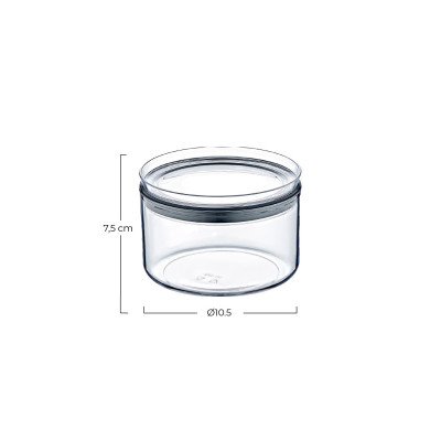 Recipiente Hermético para Alimentos Pequeño Redondo Ø10.5x7.5cm 7house Accesorios de Cocina 4