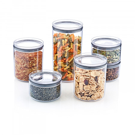 Recipiente Hermético para Alimentos Mediano Redondo Ø10.5x13cm 7house Accesorios de Cocina 5 Recipiente Hermético para Alimentos Mediano Redondo Ø10.5x13cm 7house Accesorios de Cocina 5