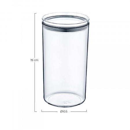 Recipiente Hermético para Alimentos Grande Redondo Ø10.5x19cm 7house Accesorios de Cocina 4 Recipiente Hermético para Alimentos Grande Redondo Ø10.5x19cm 7house Accesorios de Cocina 4