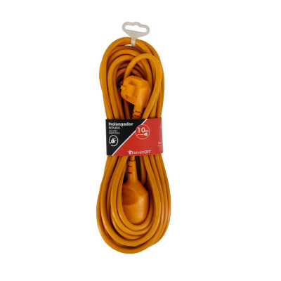 Alargador 10m Enchufe/Clavija Schuko Naranja 7hSevenOn Alargadores Eléctricos 4